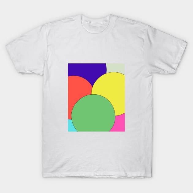 Colorful circles T-Shirt by JunniePL